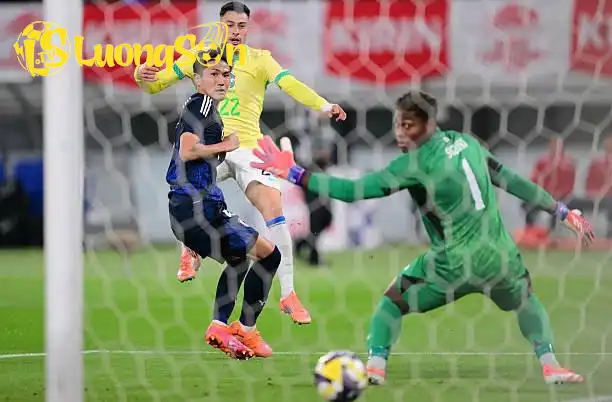 Brazil đã dẫn trước Nhật Bản trong hiệp 1